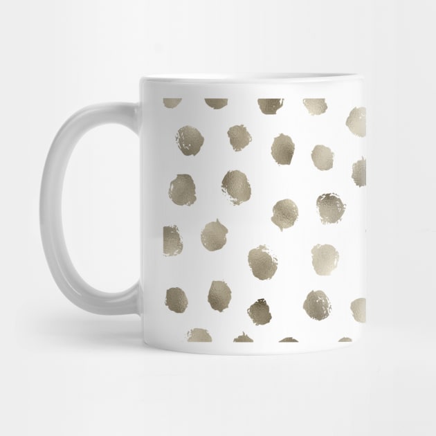 Gold foil dots by hamptonstyle